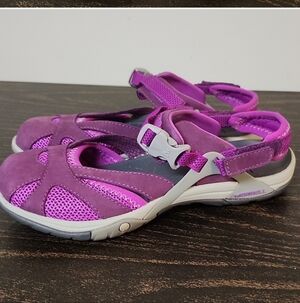 Merrell Women’s Azura Wrap Sandals Raspberry J35320 Adjustable Hiking Outdoor 6